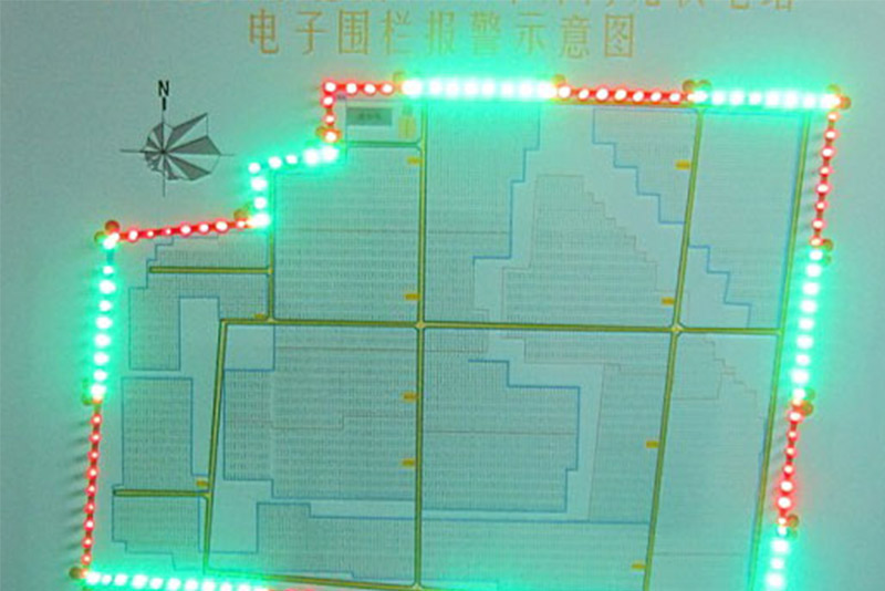电子围栏报警显示墙